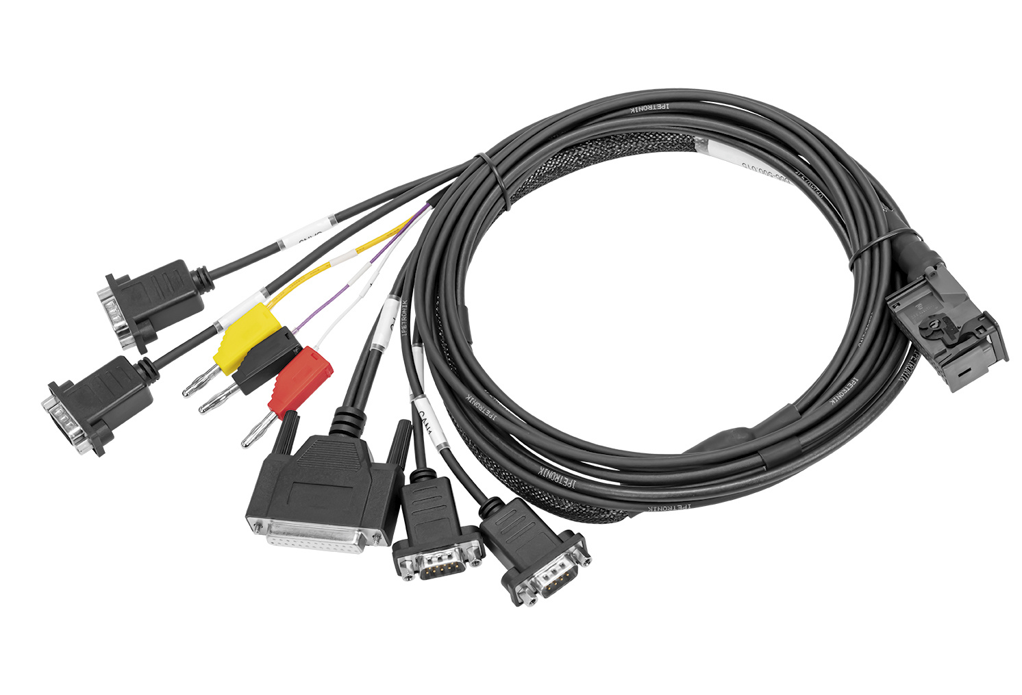 MQS ABDEKA M HEB32P to D-SUB*4 & Banana*3 Cable
