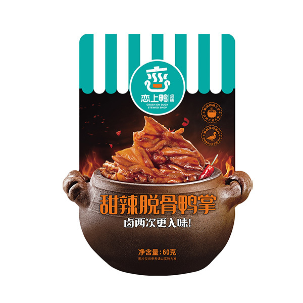 60g甜辣脱骨鸭掌