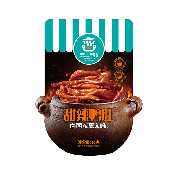 65g甜辣鸭肚