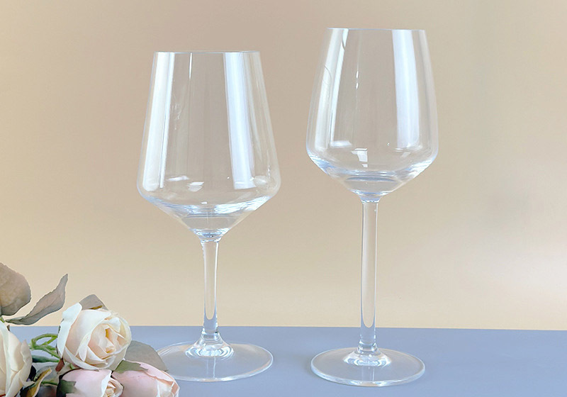 亞克力透明塑料高腳紅酒杯