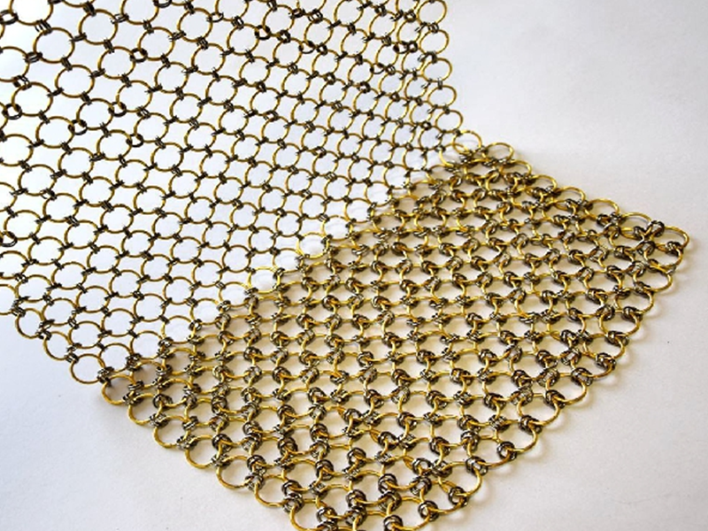 Circular decorative mesh
