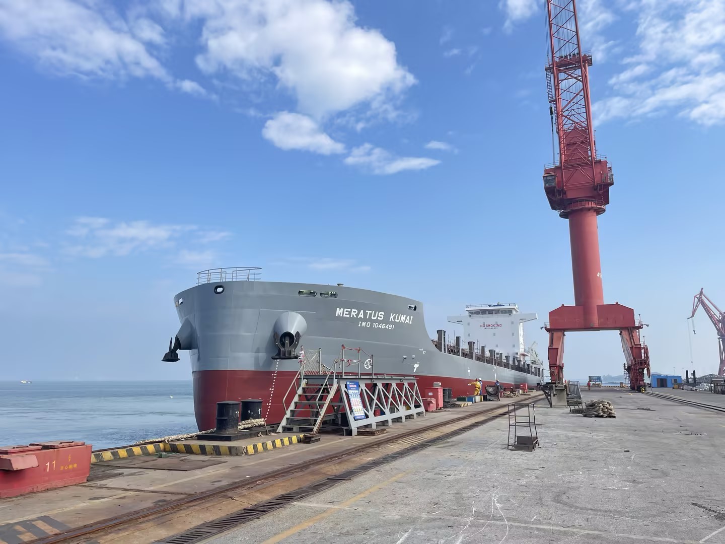 Launching of the 3rd 693TEU Container Vessel
