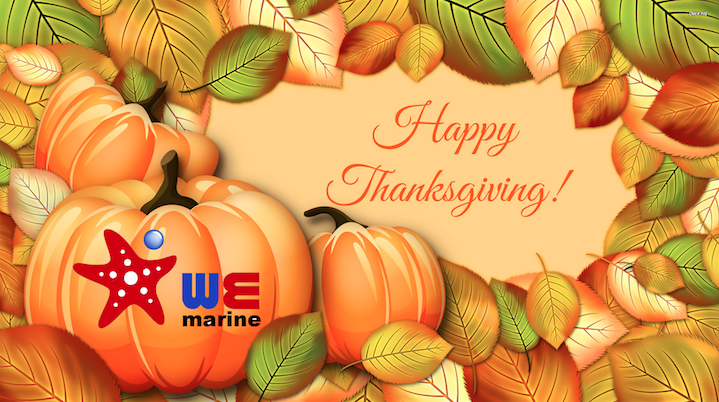 Wemarine wish you a Happy Thanksgiving!