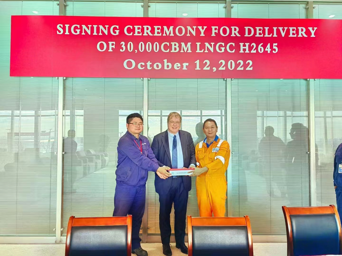 Delivery of 30,000CBM LNG Carrier