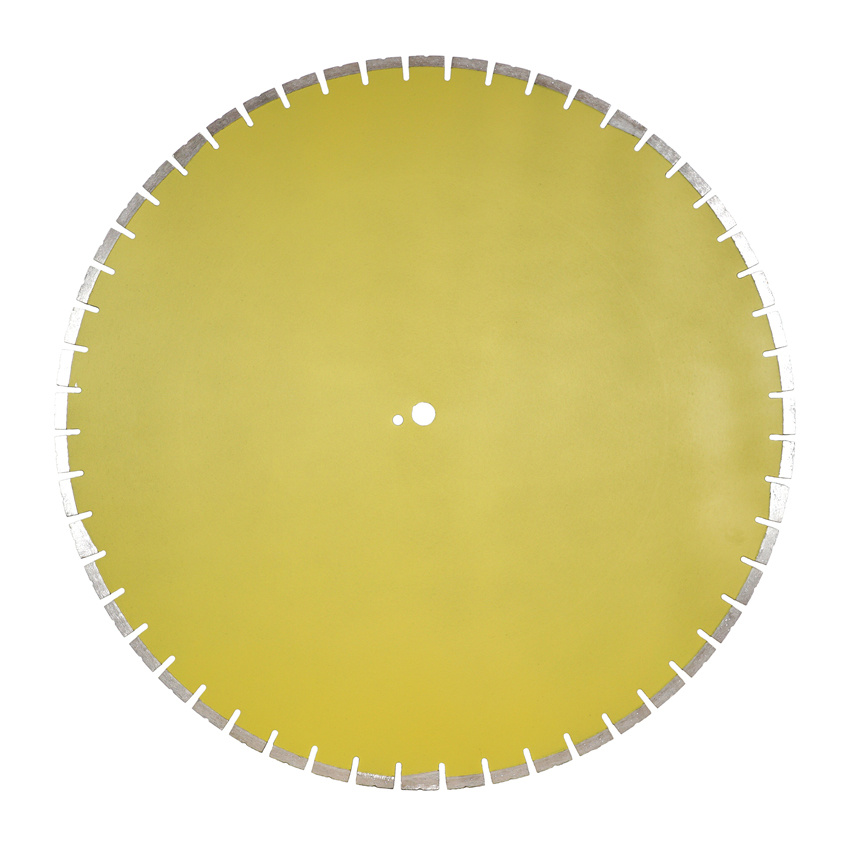Laser welded diamond floor saw blade for reinforced concrete