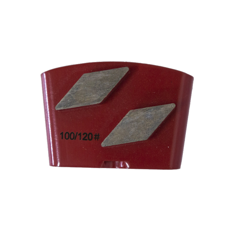 Rhombus segment diamond floor grinding shoes