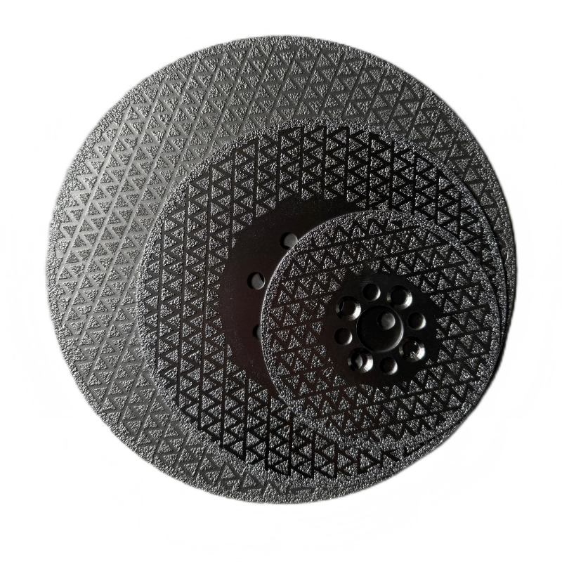 Vacuum brazed diamond saw blade for stone ceramic and tiles
