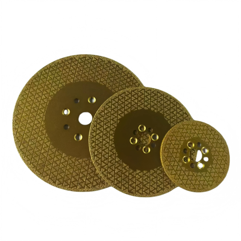 Vacuum brazed diamond saw blade for stone ceramic and tiles