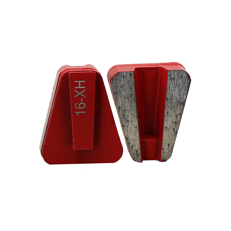 Fast Change Diamond Grinding Shoes for Concrete Floor Grinding with Trapezoid Segment