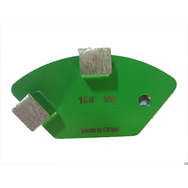 Small segment diamond floor grinding shoes