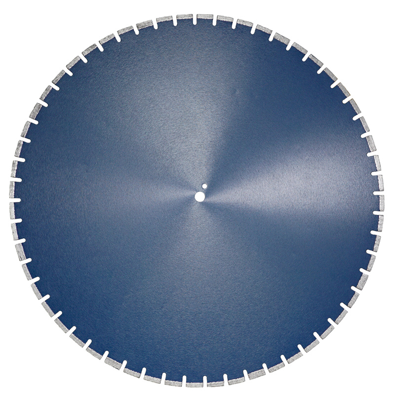 Diamond floor saw blade for reinforced concrete