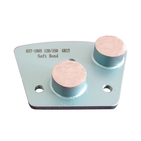 Round segment diamond floor grinding shoes
