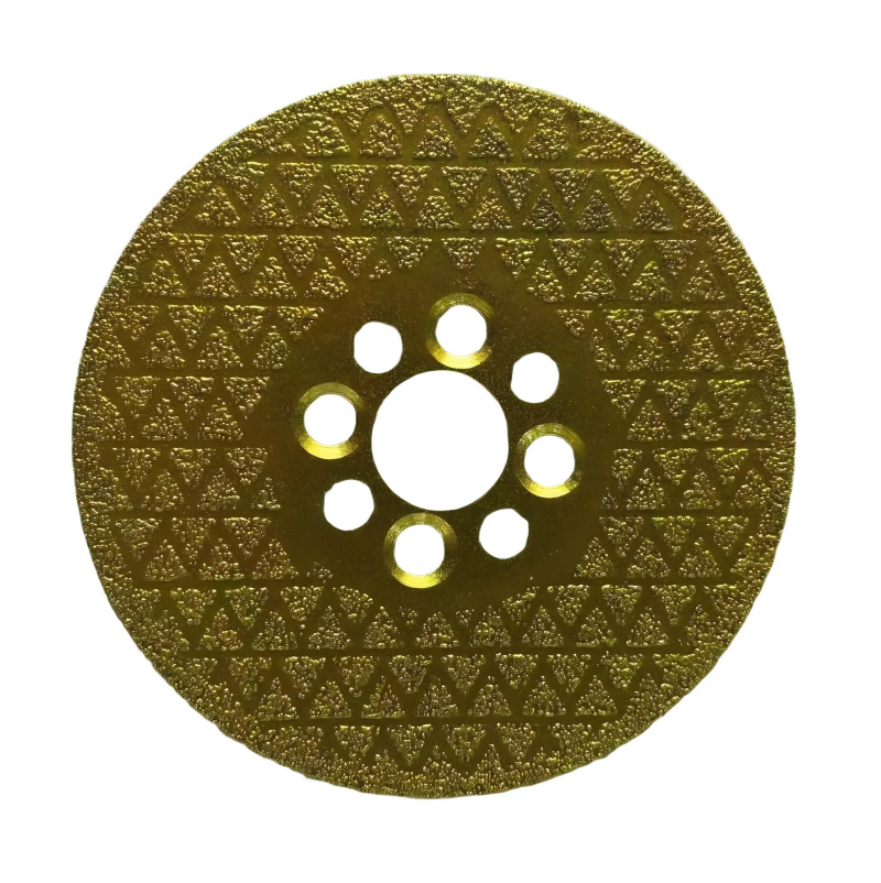 Vacuum brazed diamond saw blade for stone ceramic and tiles