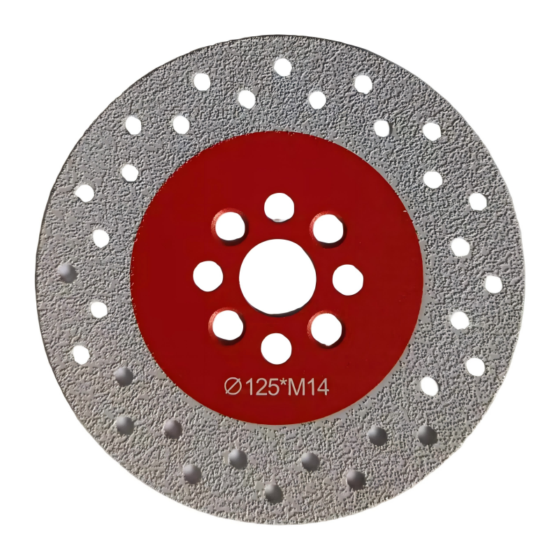Vacuum brazed diamond saw blade for stone ceramic and tiles