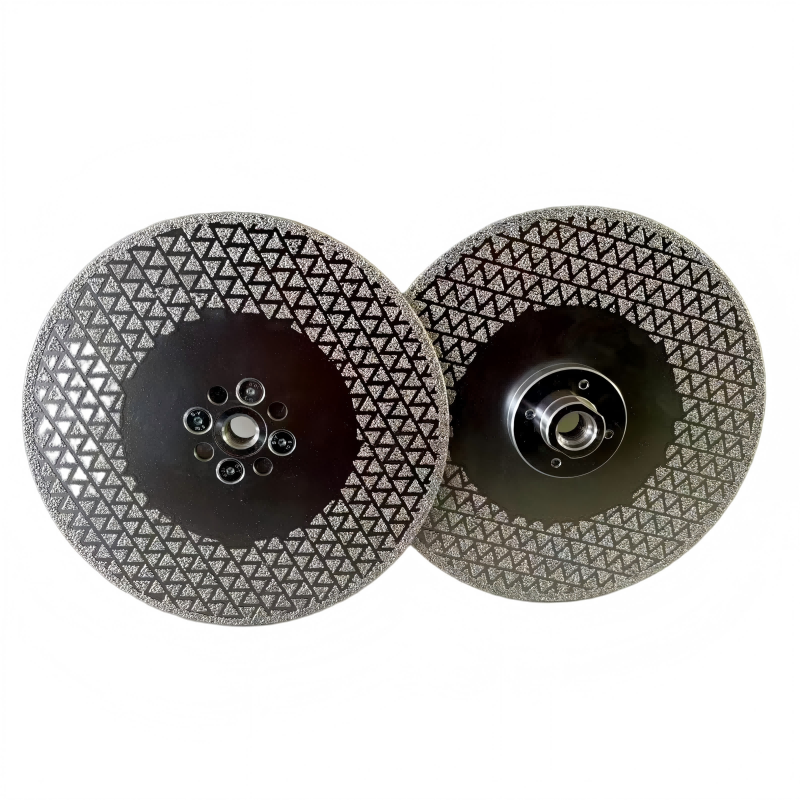 Vacuum brazed diamond saw blade for stone ceramic and tiles