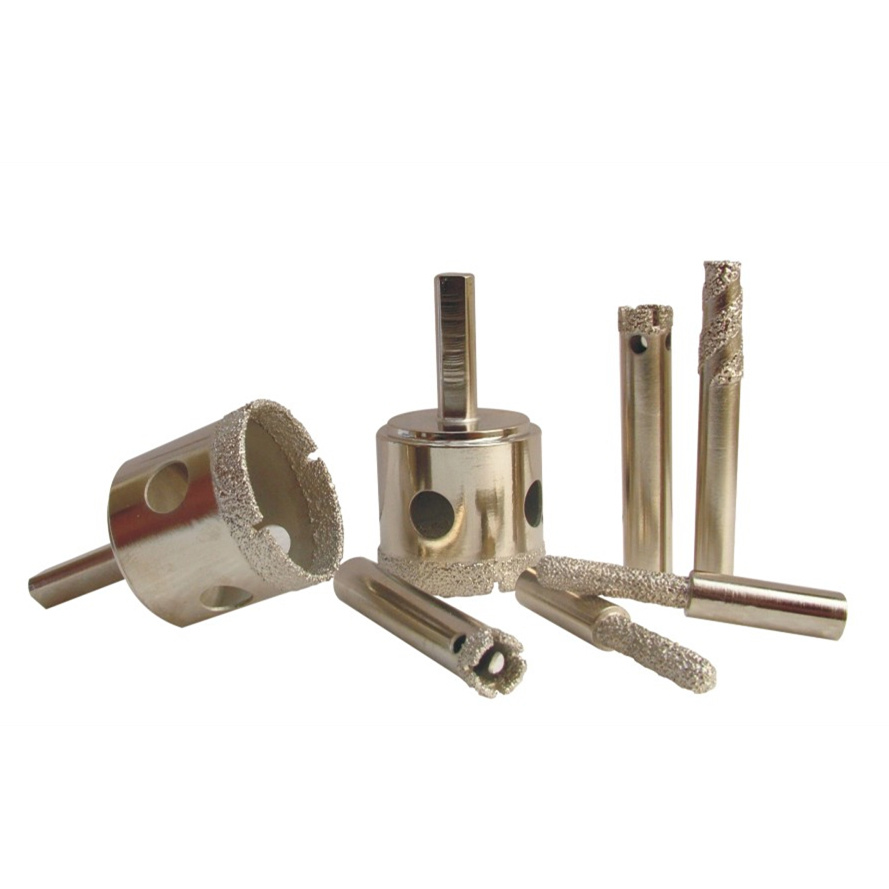 Electricoplated diamond core drill bit