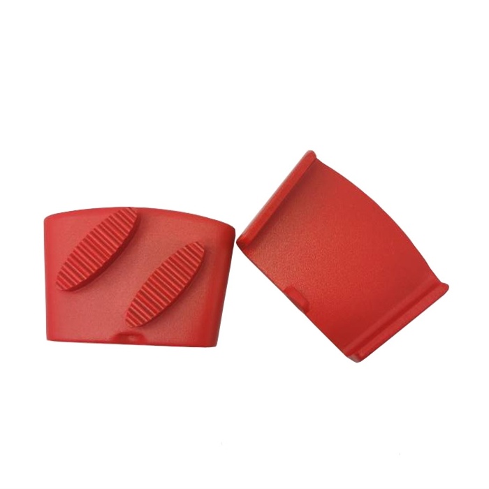 Two Segments Easy Change Concrete Diamond Grinding Shoes for HTC Grinder