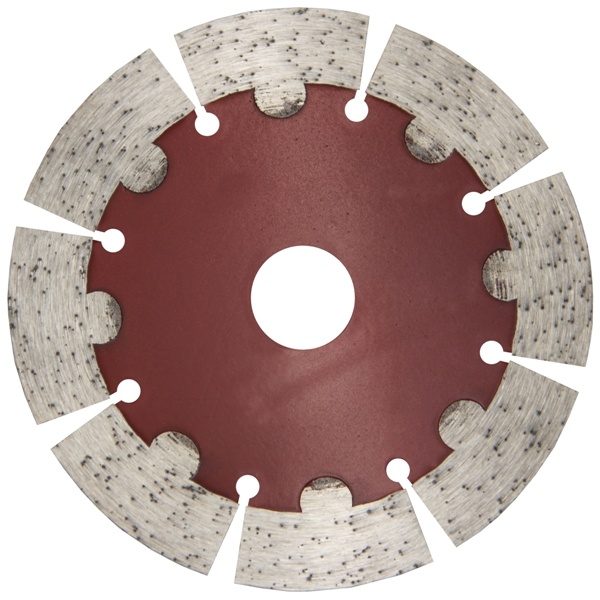Hot pressed sintered  blade with protective teeth
