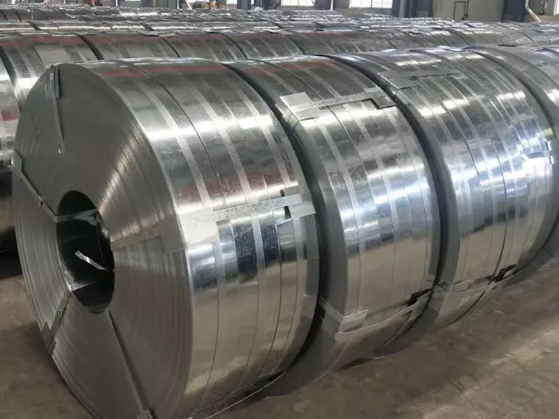 Tira de acero galvanizado