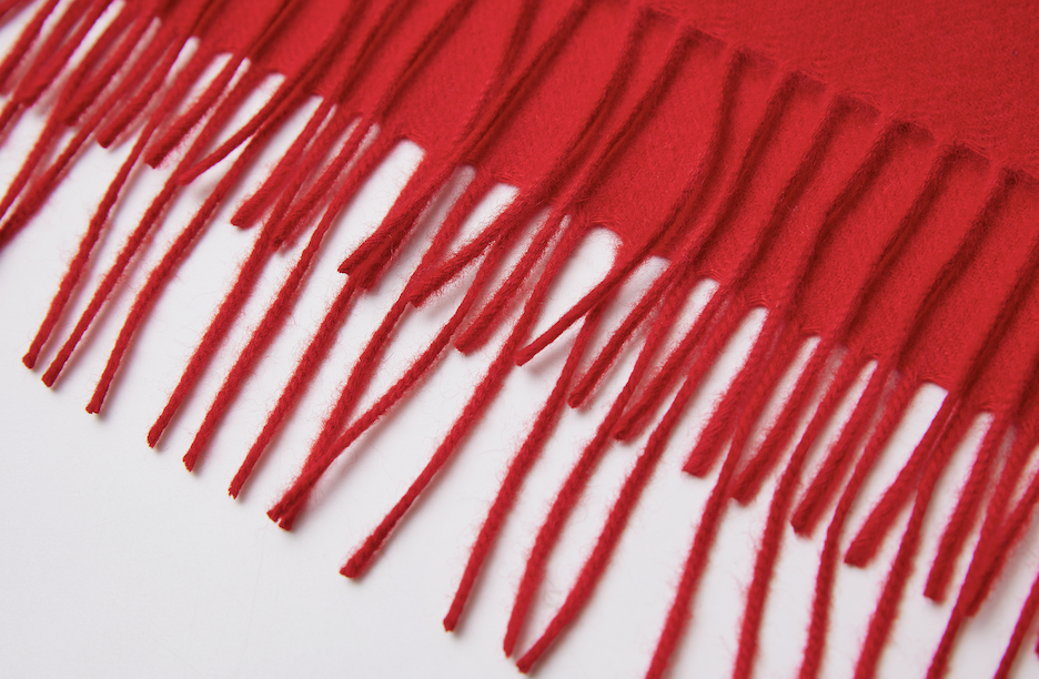 Woven Water Ripples Cashmere Scarf