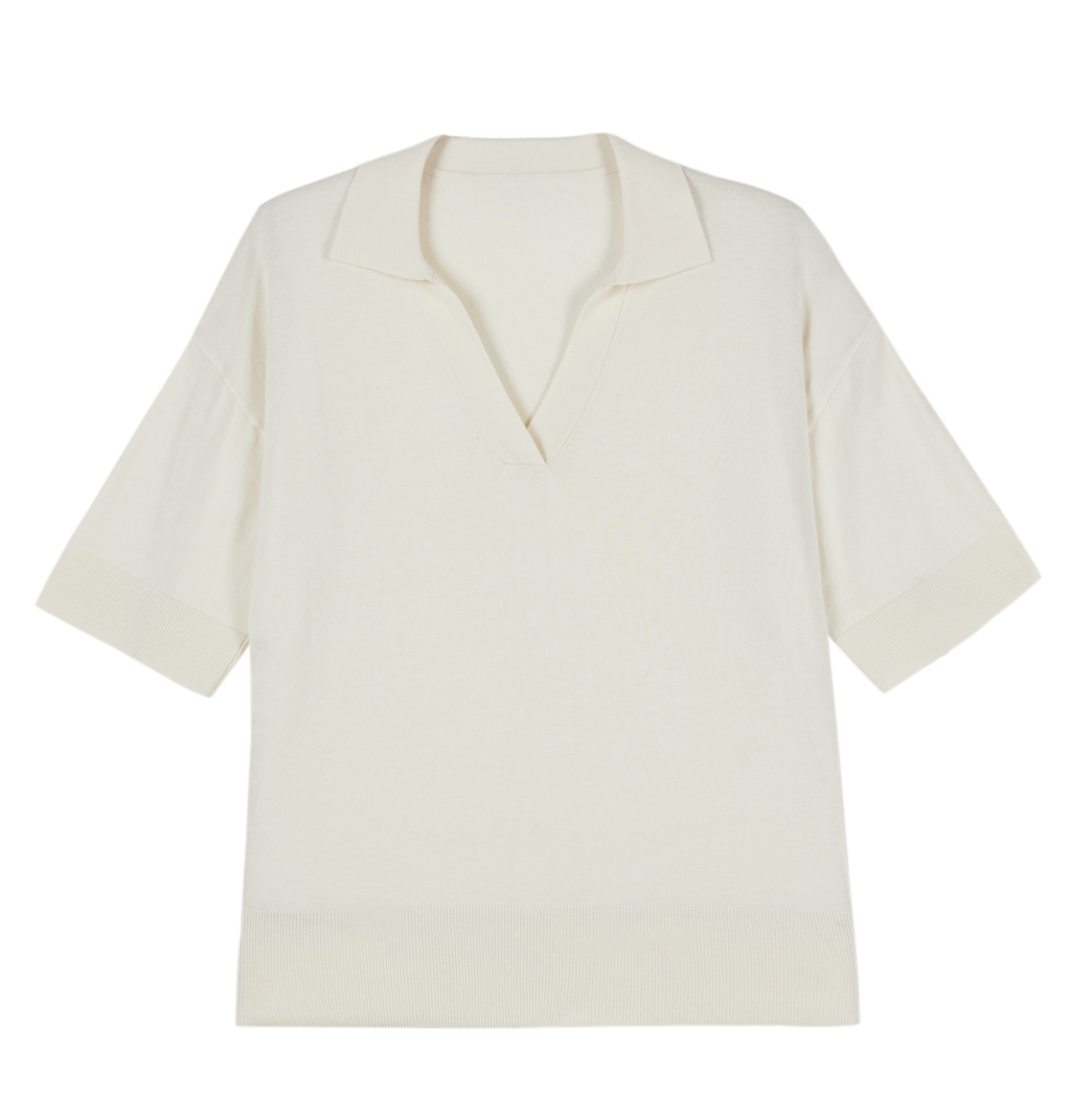 Ladies Knitted Polo Shirt