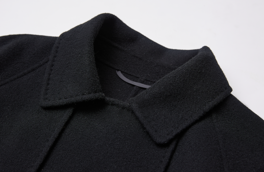 Detachable Shawl Collar Top Coat
