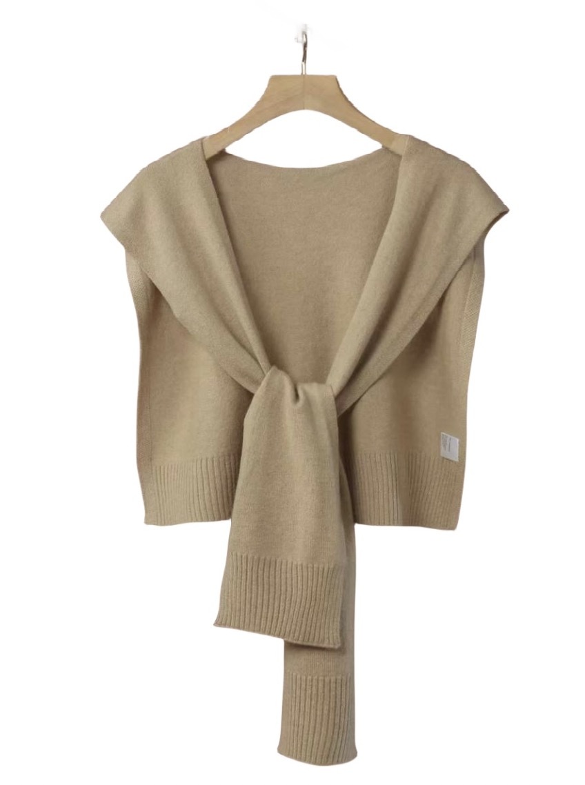 Tie Cashmere Shrug