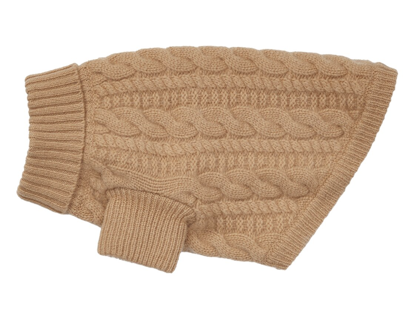 Cable Cashmere Dog Sweater