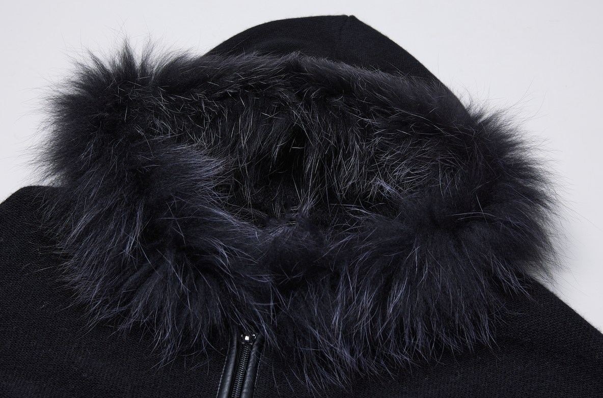 Ladies Oversized Knit Coat