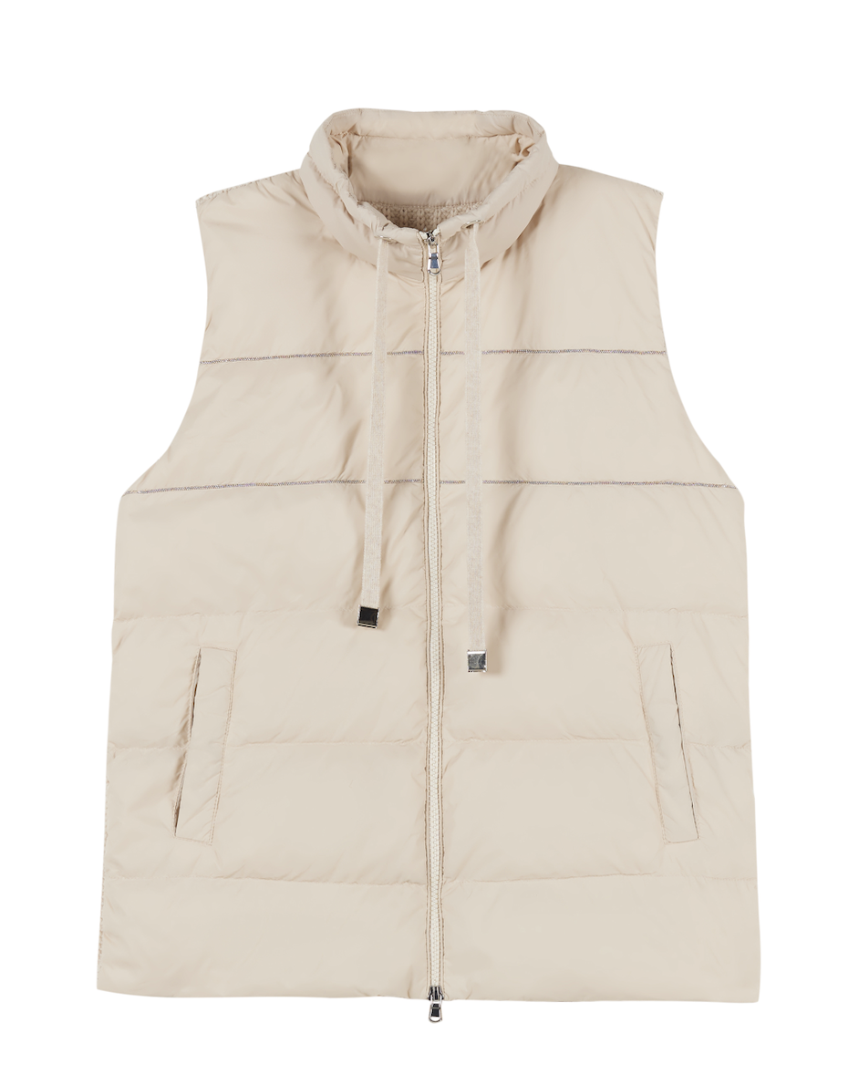 Half-Milano Cashmere Padded Gilet