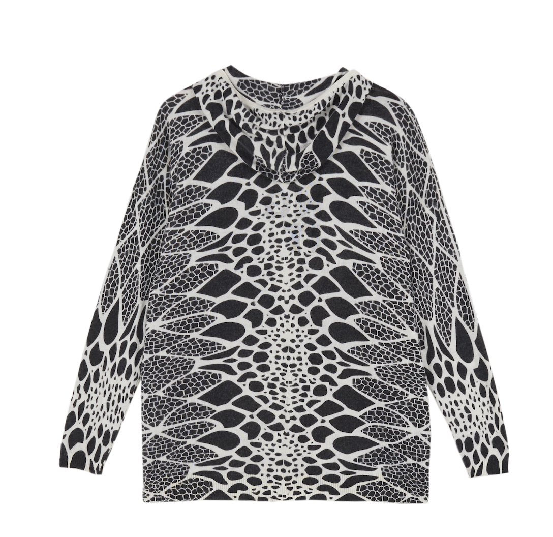Digital Print Zipper Hoodie