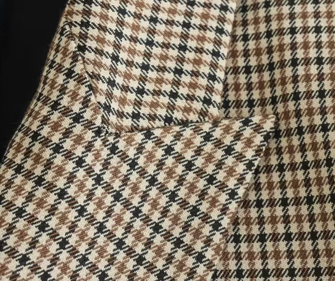 Ladies Plaid Blazer