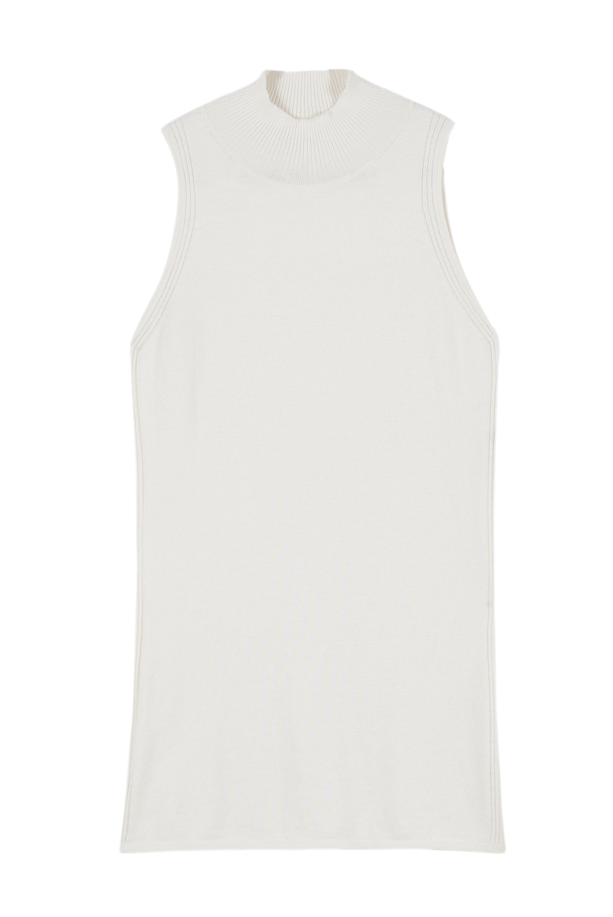 Cotton Cashmere Long Vest