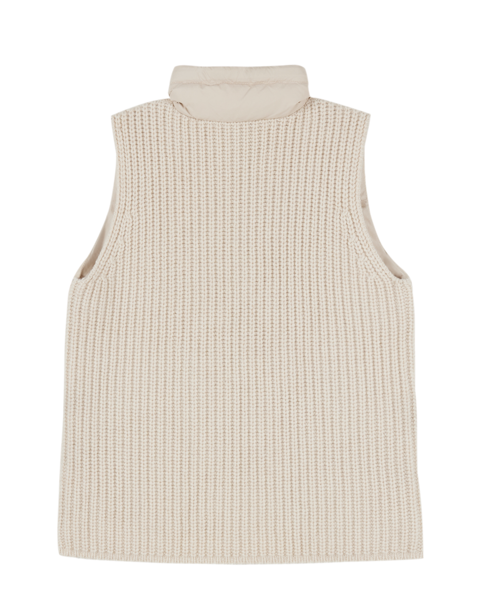 Half-Milano Cashmere Padded Gilet
