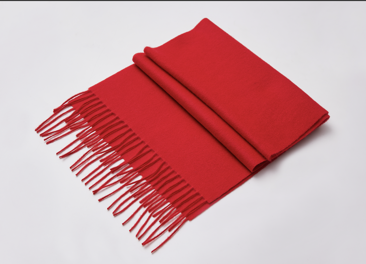Woven Water Ripples Cashmere Scarf