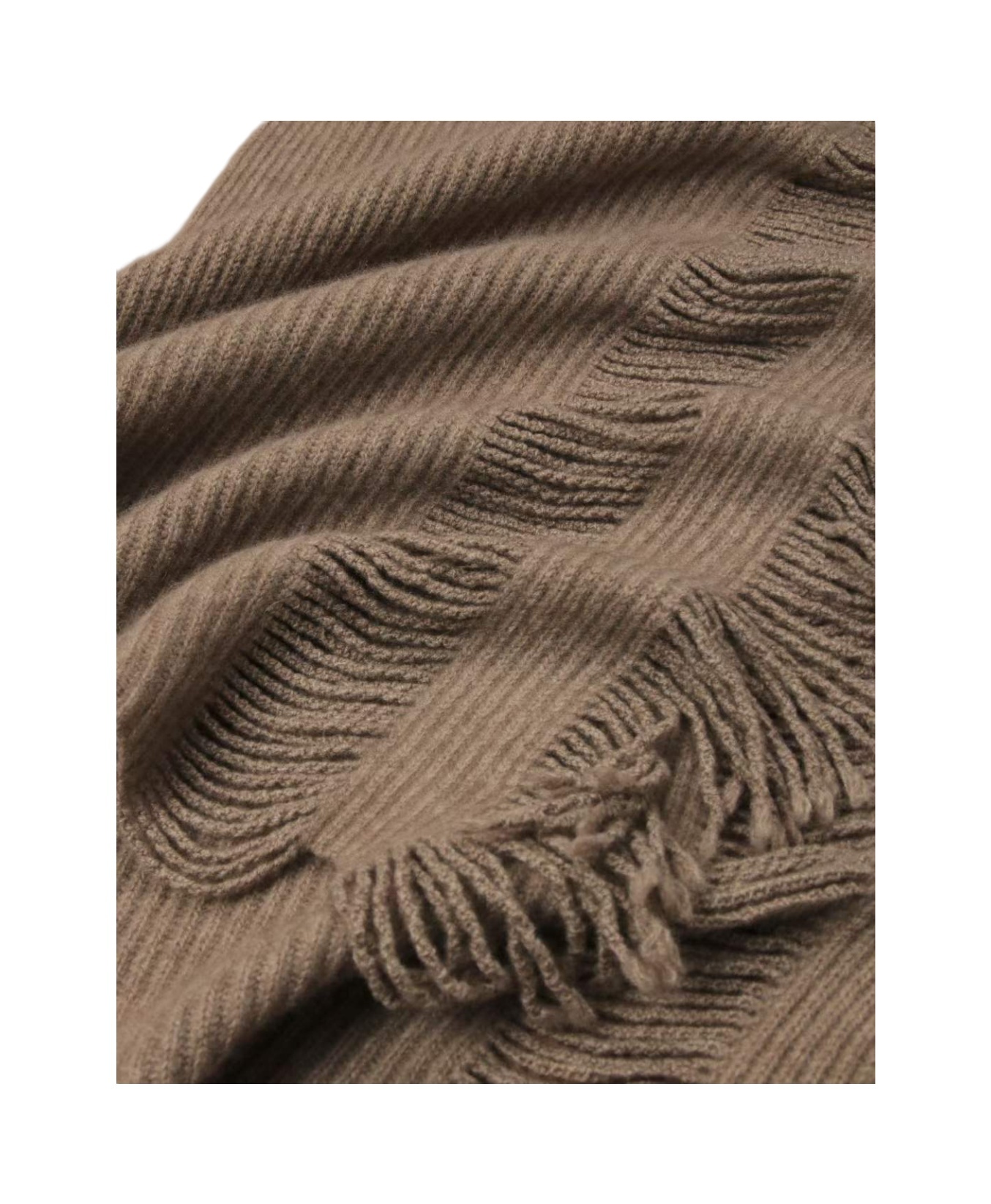 Wool Cashmere Fringe Scarves