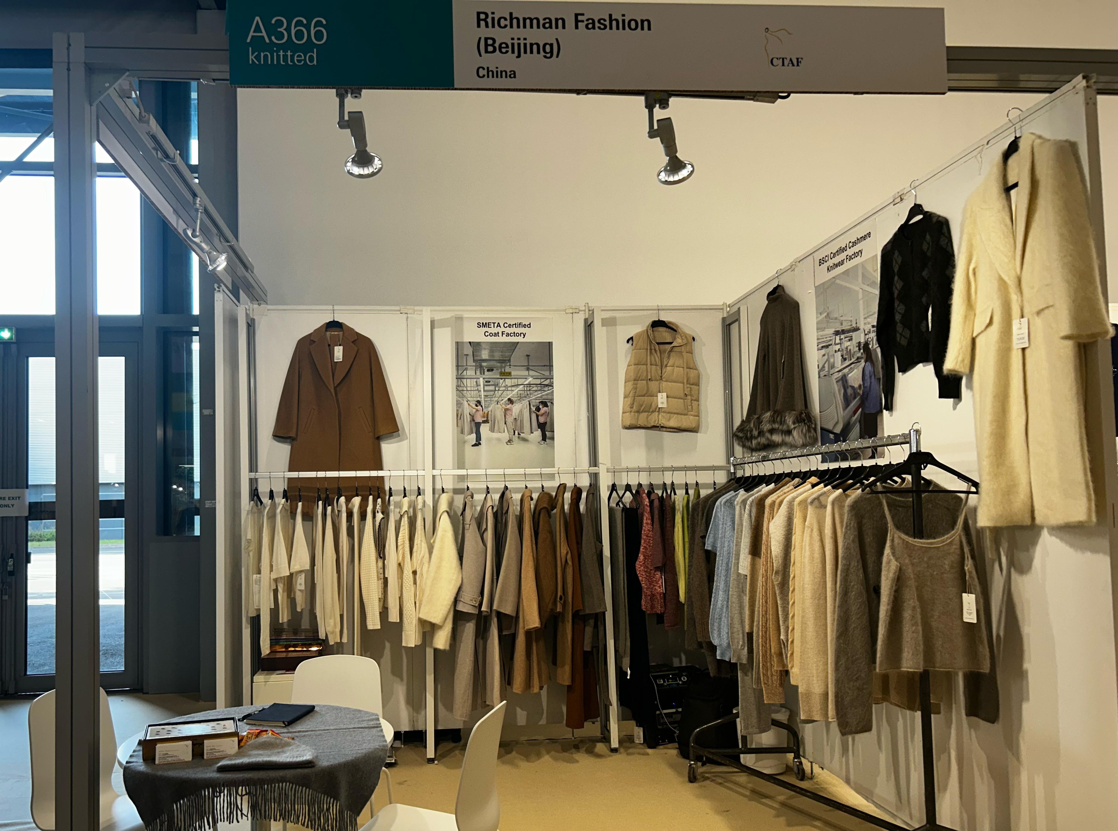Sep 2025 Apparel Sourcing in Paris for Cashmere knitwear and coat