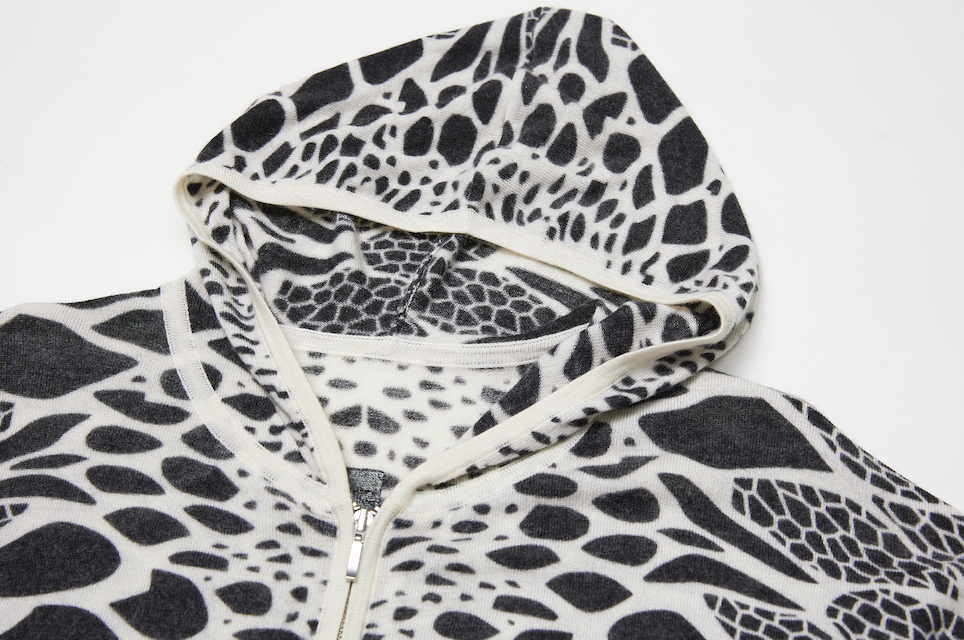 Digital Print Zipper Hoodie