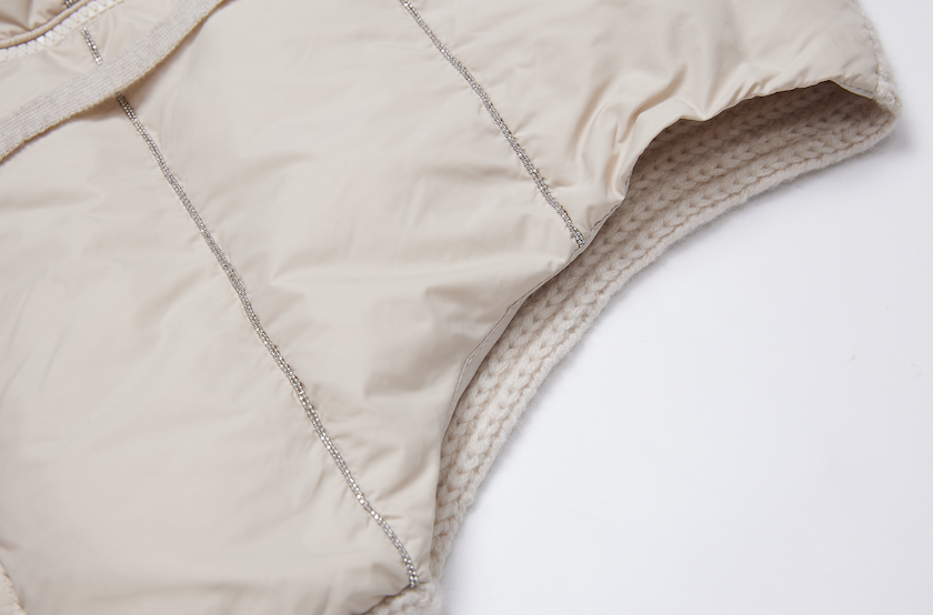 Half-Milano Cashmere Padded Gilet