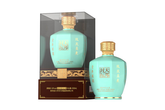 貴州省　1879年創業　王芽焼坊有限公司　老貴酒（白酒）　500ml 53度 天邦封坛（青天一斤）-贵州省仁怀市天邦酿酒有限公司_一家以酱香