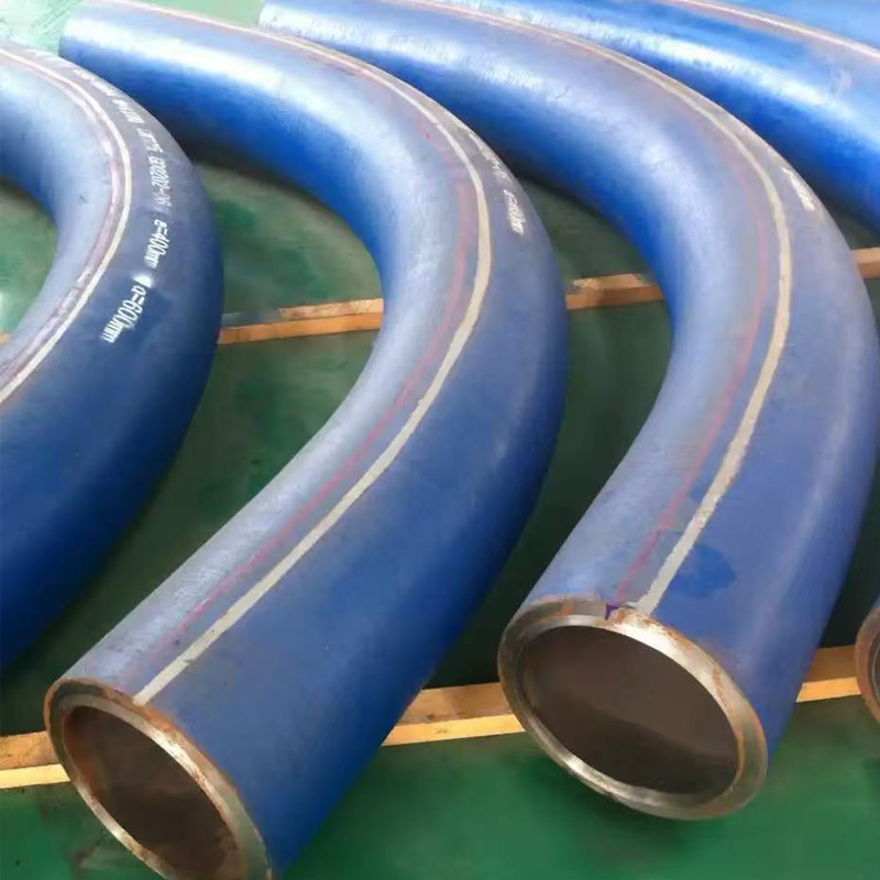 High-pressure plastic-coated bend