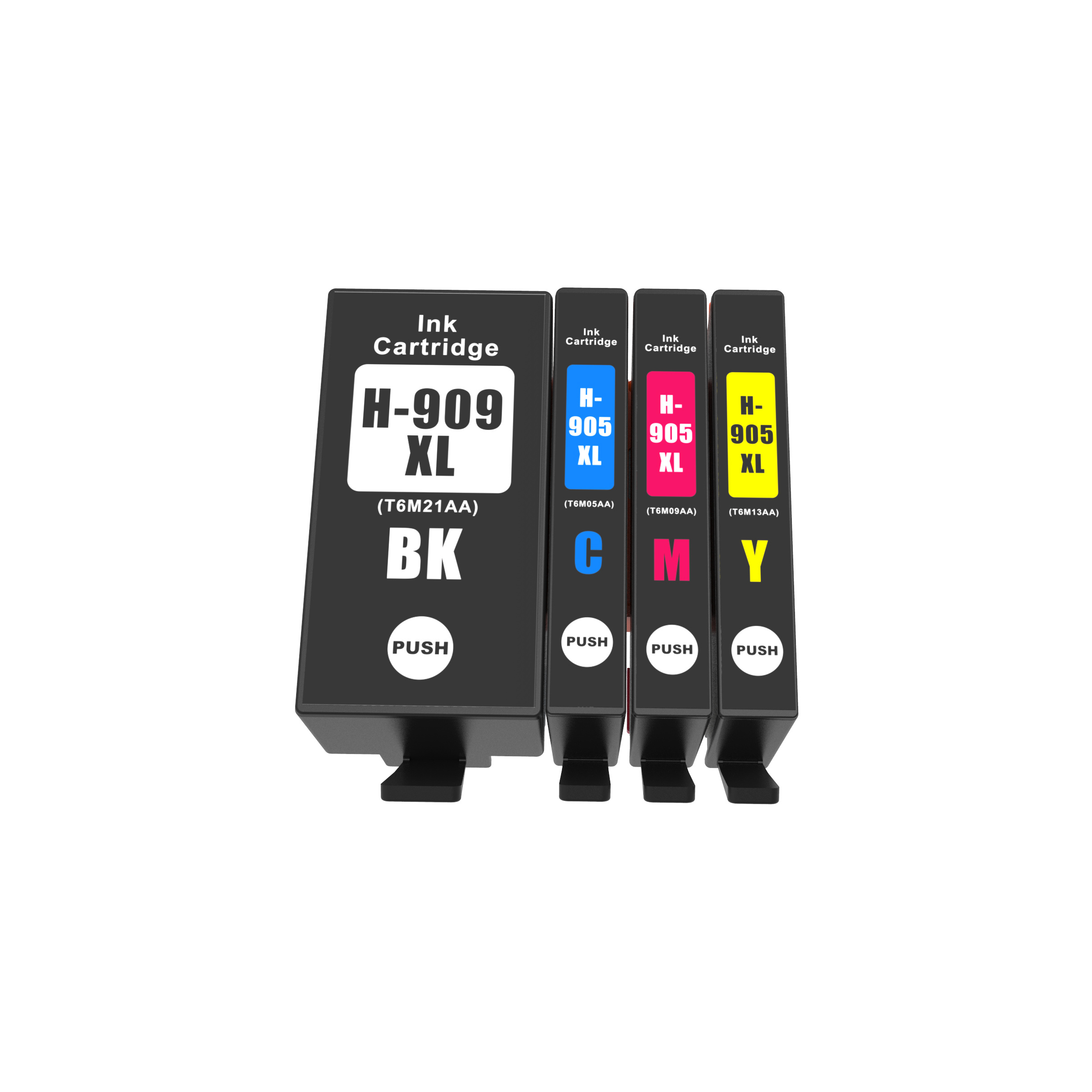 HP 909XLBK HP 905XL C M Y