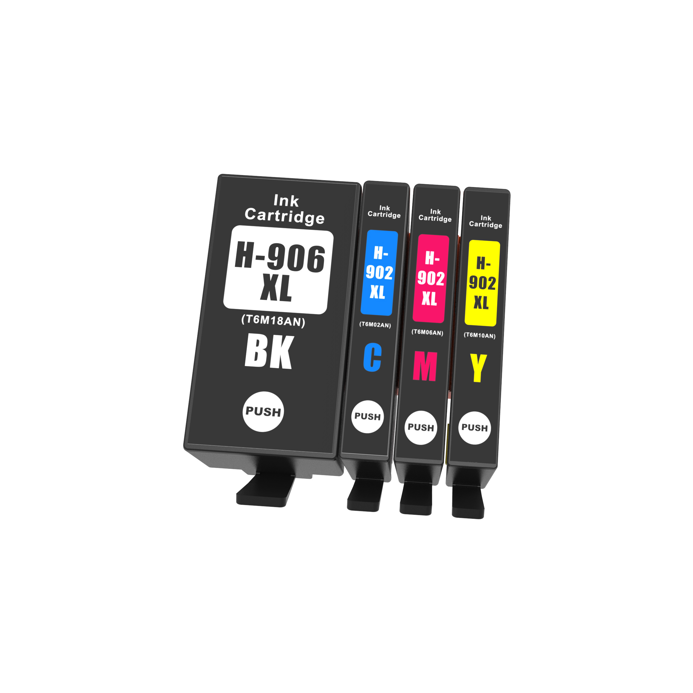 HP 906XLBK HP 902XL C M Y