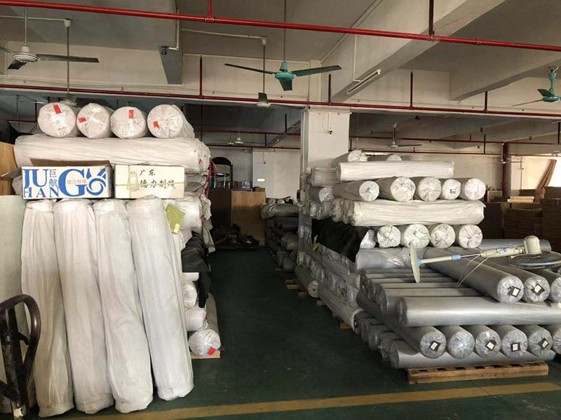 PU fabric warehouse