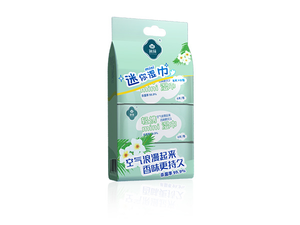 润荷迷你湿巾 8片