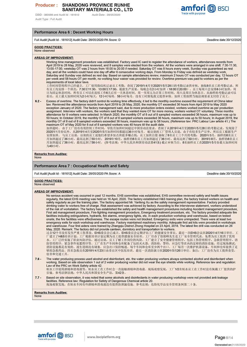 SummaryAuditReport