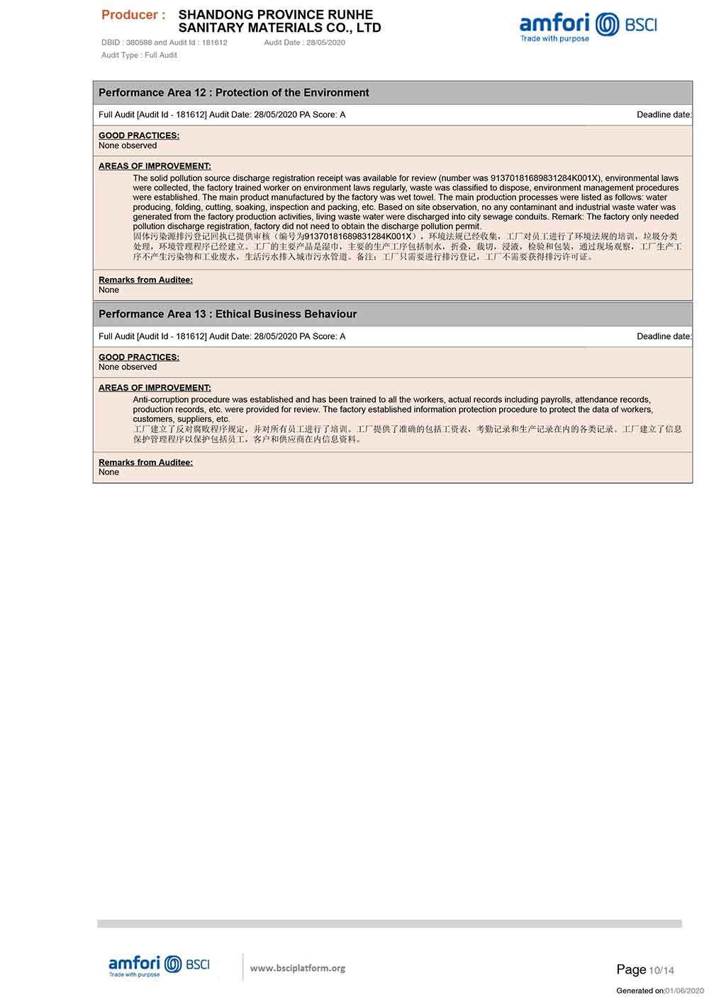 SummaryAuditReport