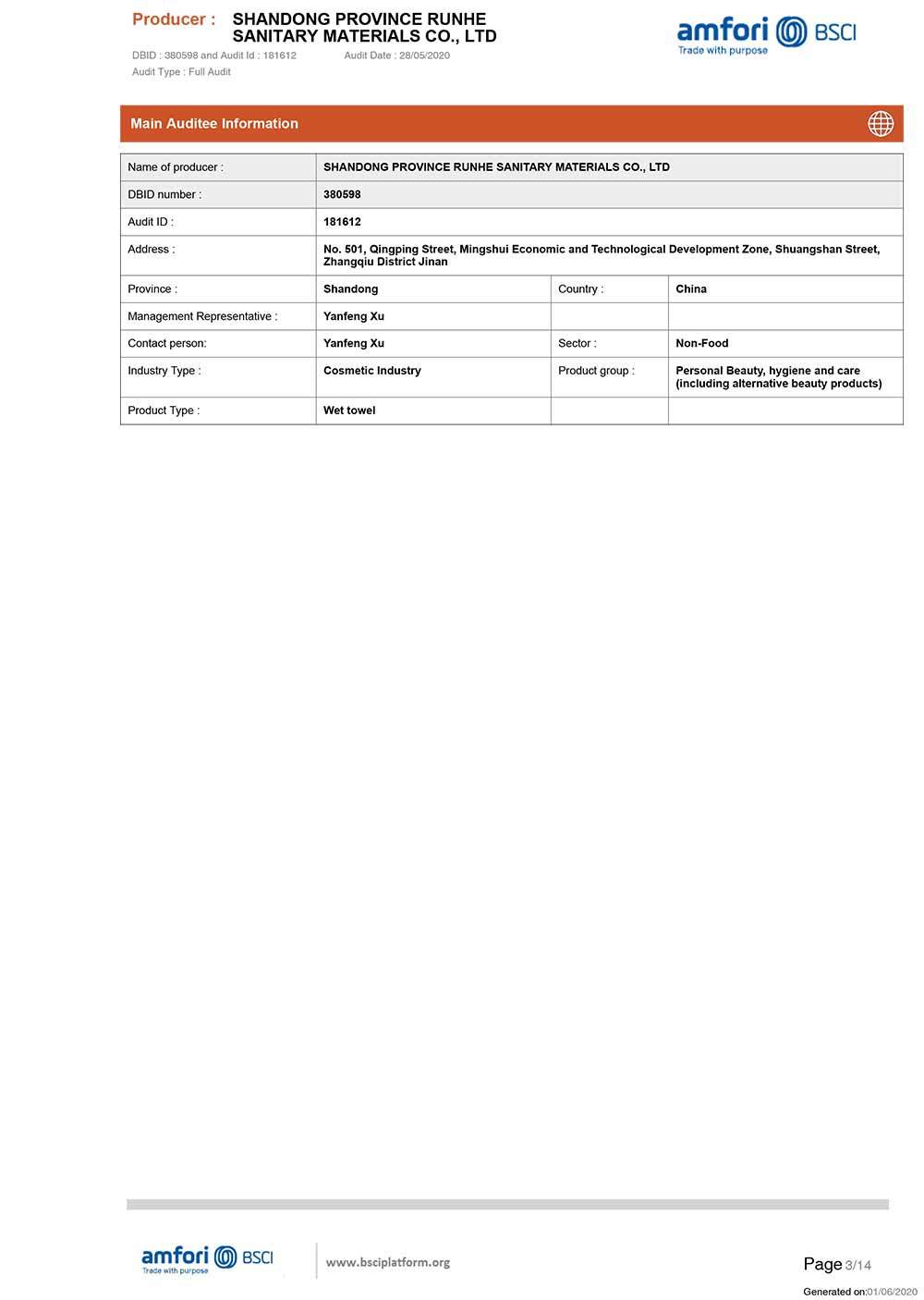 SummaryAuditReport