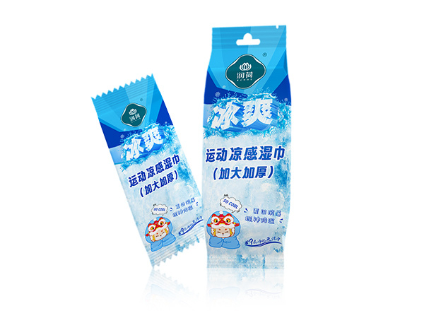 运动凉感湿巾