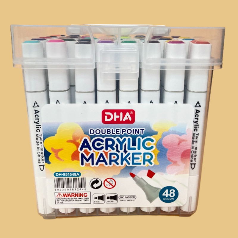 Dual tip propylene marker 48 colors